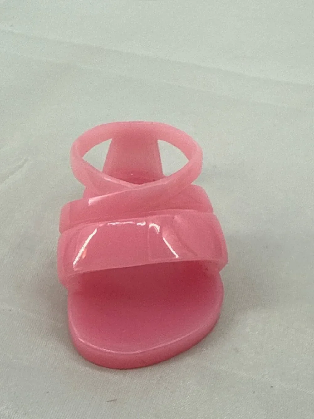 Authentic American Girl Bitty Baby Pink Jelly Sandal Shoe Replacement Swim Left